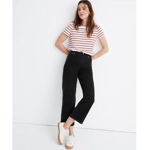 Madewell Slim Wide Leg Jeans in Lunar Wash 30